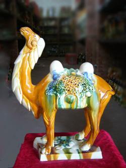 陶瓷工艺品礼品唐三彩骆驼
