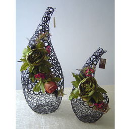 丝露花雨工艺品 铁艺插花