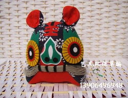 供应布艺老虎博兴草编工艺品草编收纳盒收纳柜价格 厂家 图片