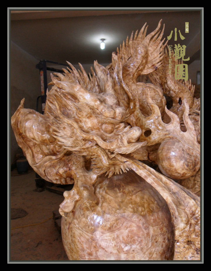 【厂家直销 根雕工艺品 木雕龙 木雕双龙戏珠 木雕黄金樟龙 根雕龙】价格,厂家,图片,木质、竹质工艺品,许宗华-