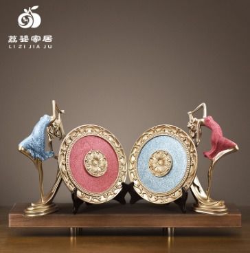 创意工艺品摆件 欧式舞女人物梳妆台树脂摆件